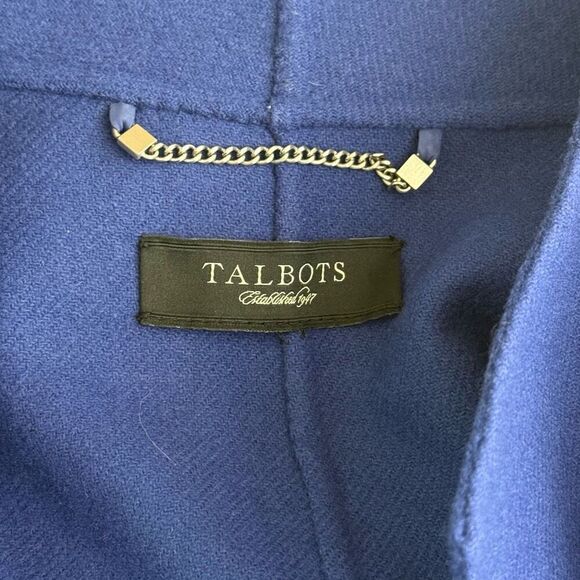 Talbots Blue Wool Shift Dress Blazer Suit Two Piece - Women’s US 14 - Picture 13 of 15